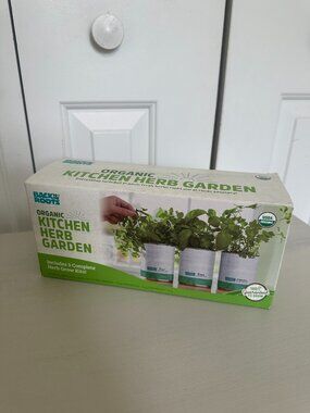 NEW Back to the Roots Organic Kitchen Herb Garden